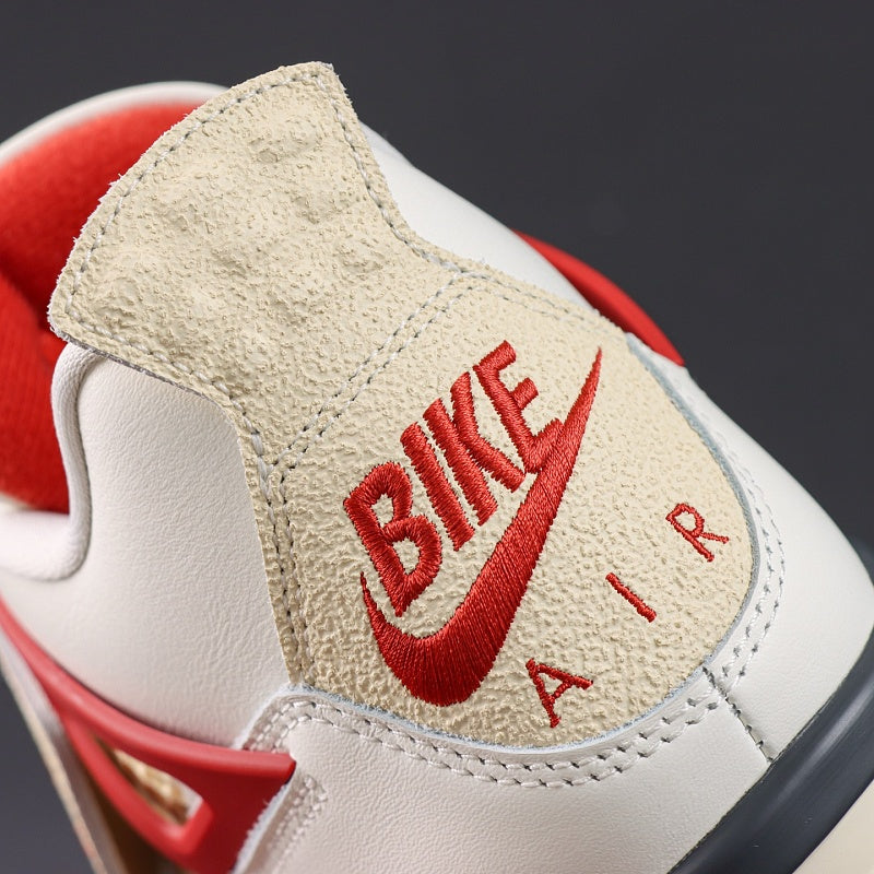 Air Jordan 4 Retro - Sail/Fire Red/Muslin/Black