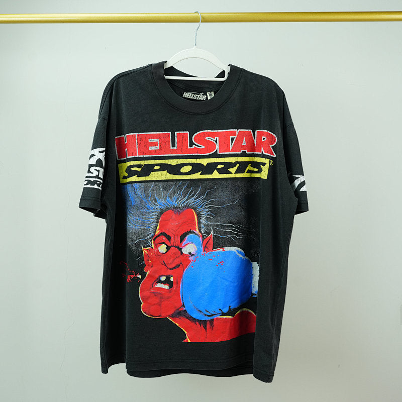 Hellstar Knock-Out T-Shirt Black