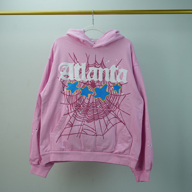 Sp5der Atlanta Hoodie Pink