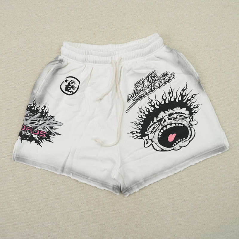 Hellstar Records Shorts White