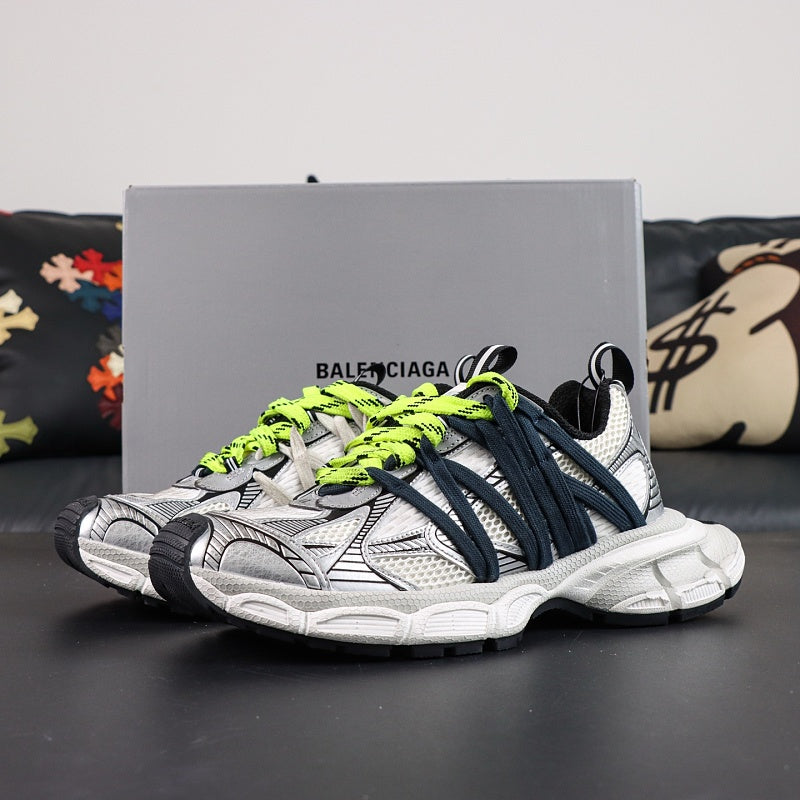 Balenciaga Track Sneaker - Silver/Navy/Yellow