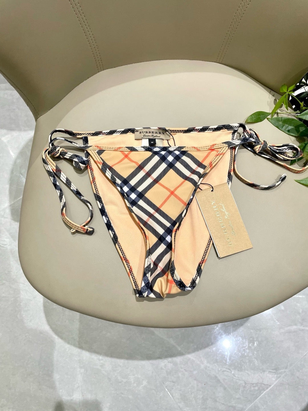 Vintage Check Bikini Set