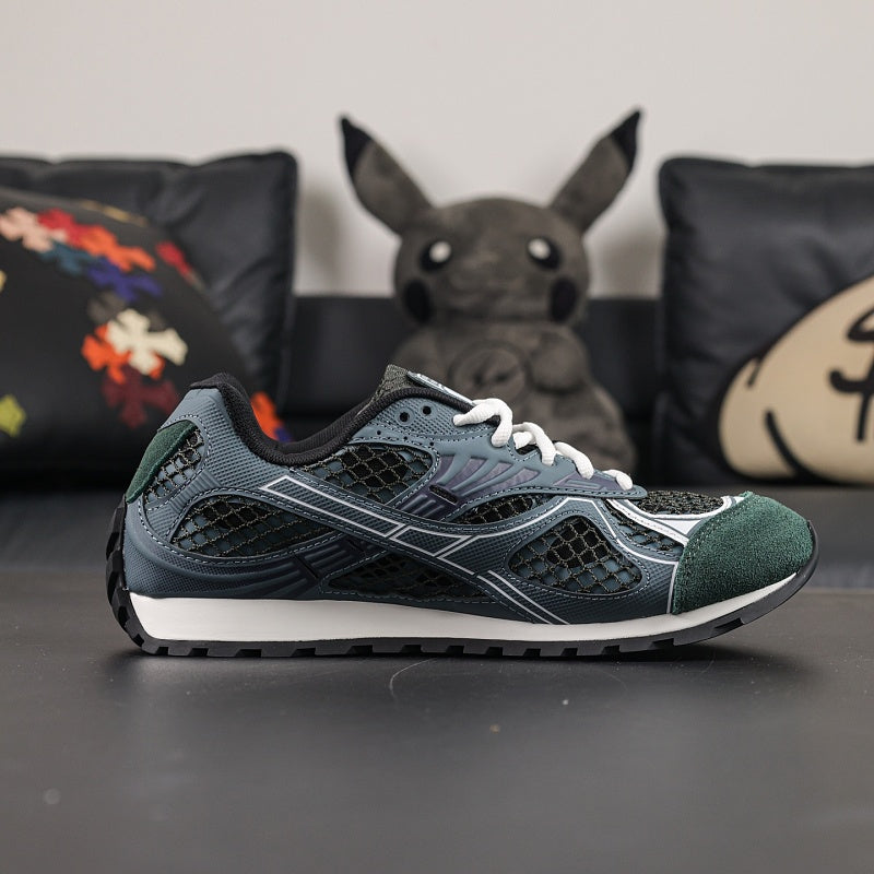 Bottega Veneta Orbit Sneaker - Dark Green/Grey