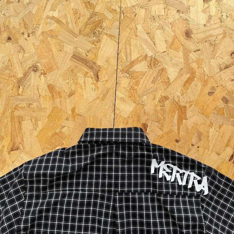Mertra Plaid Shirt - Black