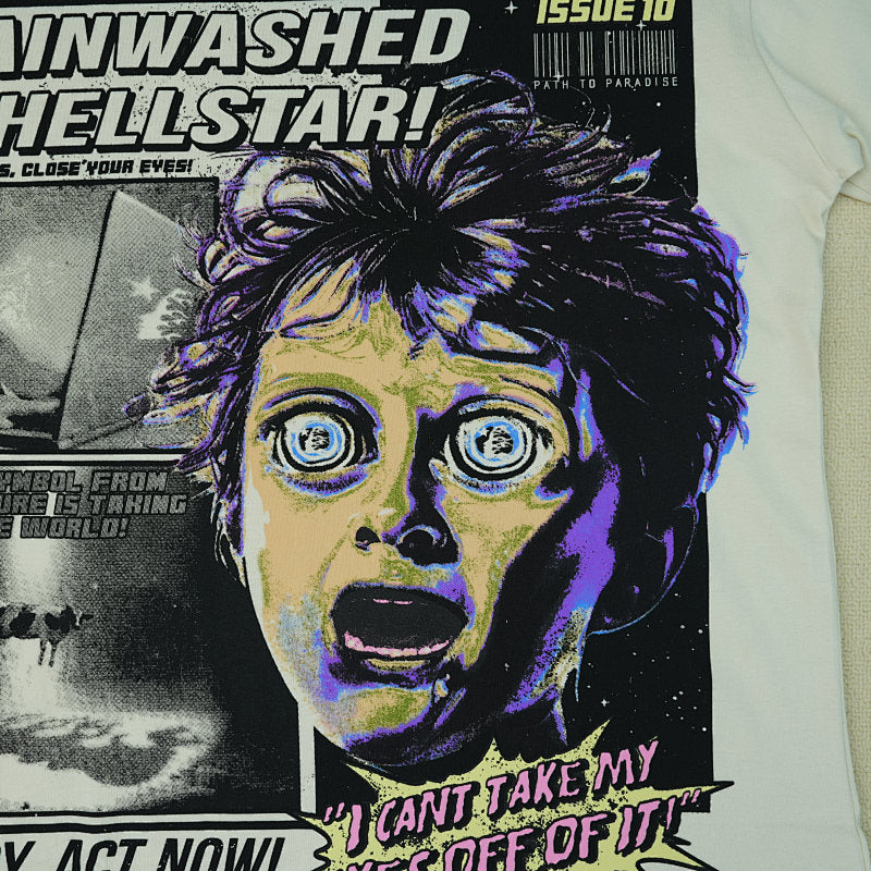 Hellstar Breaking News T-Shirt White