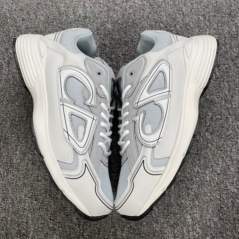 Dior B30 Sneaker — Grey Black White