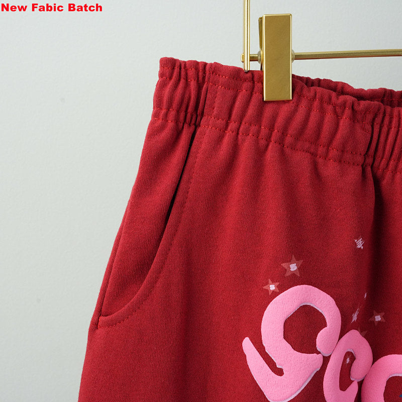 Sp5Der Worldwide Red Angel Number 555 Sweatpants