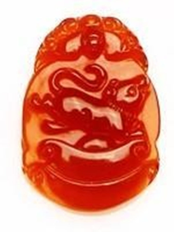 Natural Red Agate 12 Chinese Zodiac Pendant