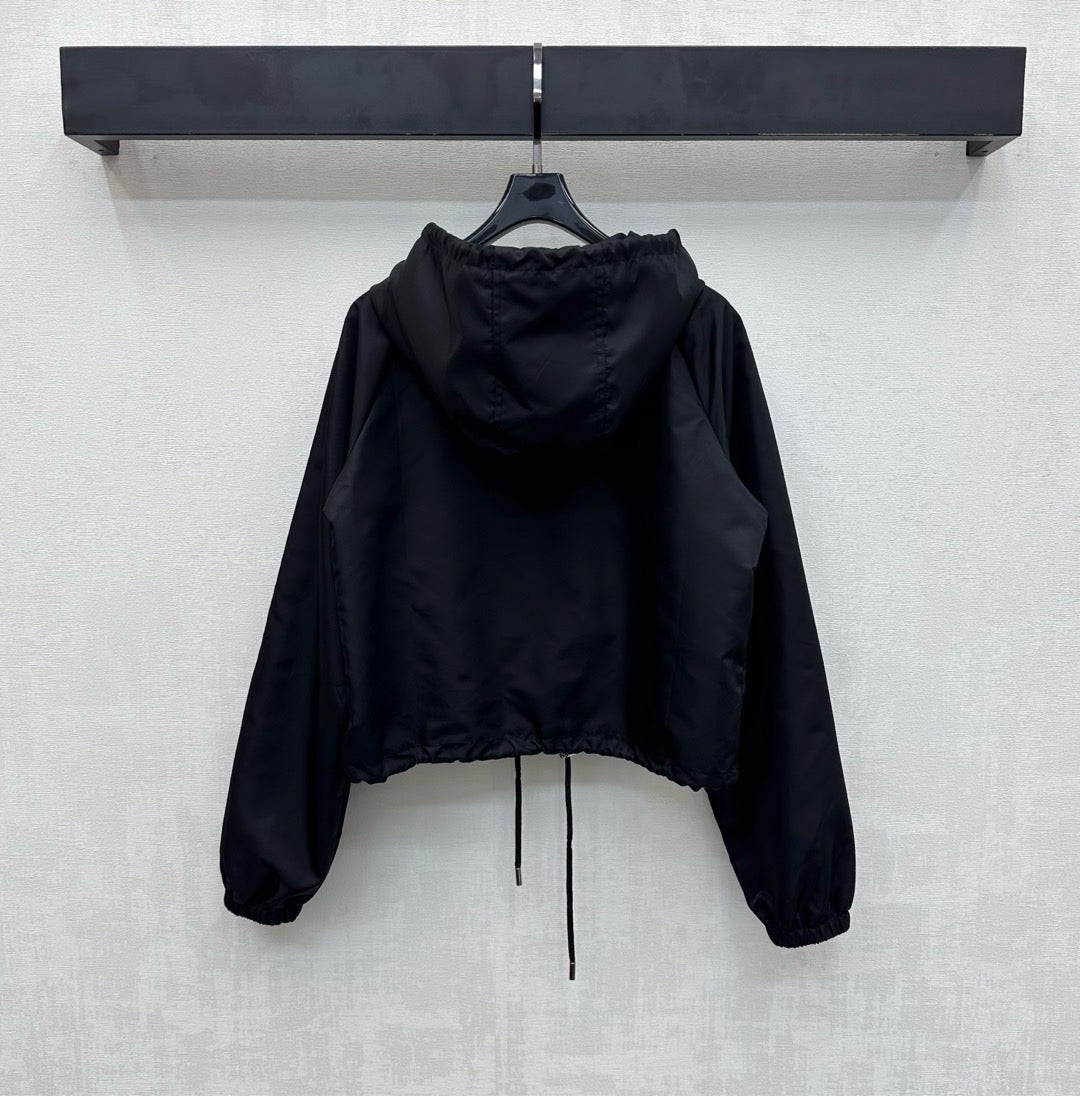 26S Re-Nylon Cropped Jacket