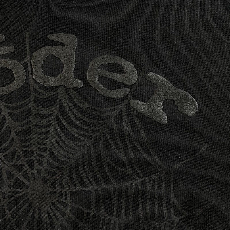 Sp5der Phantom Web Hoodie Black