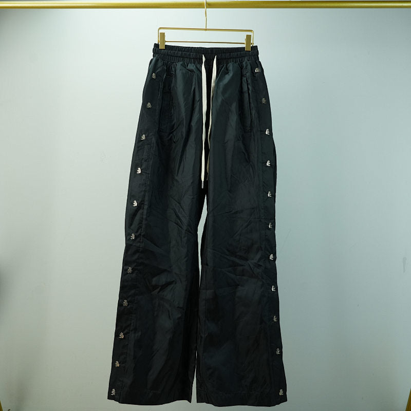 Hellstar Waxed Nyon Pants Black
