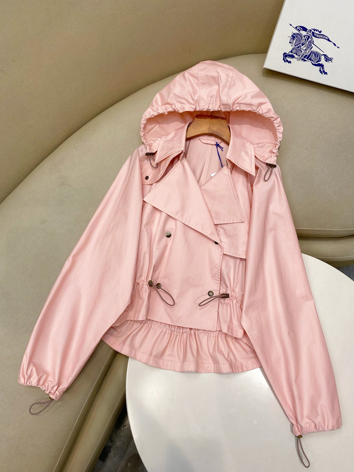 Hooded Taffeta Jacket