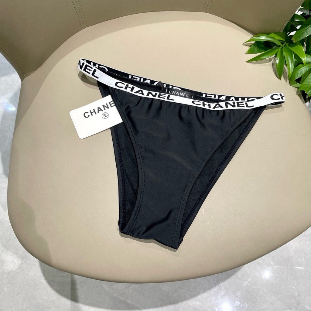 Logo Strap Triangle Bikini Set