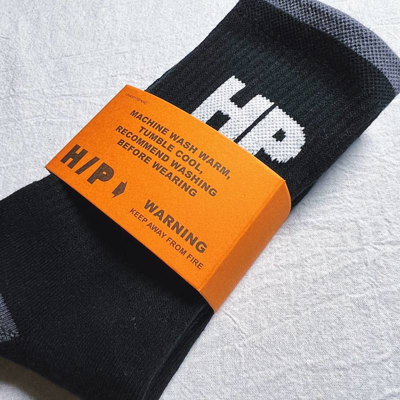 Heron Preston Crew Socks - Black/Gray