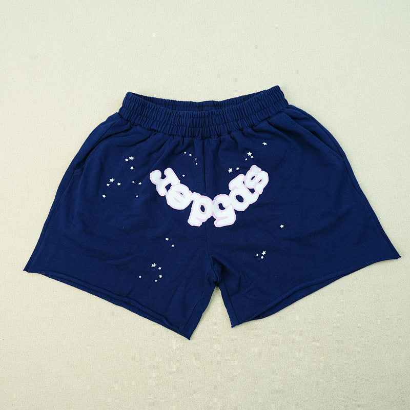 Sp5Der 0G Web Logo Sweat Short Navy