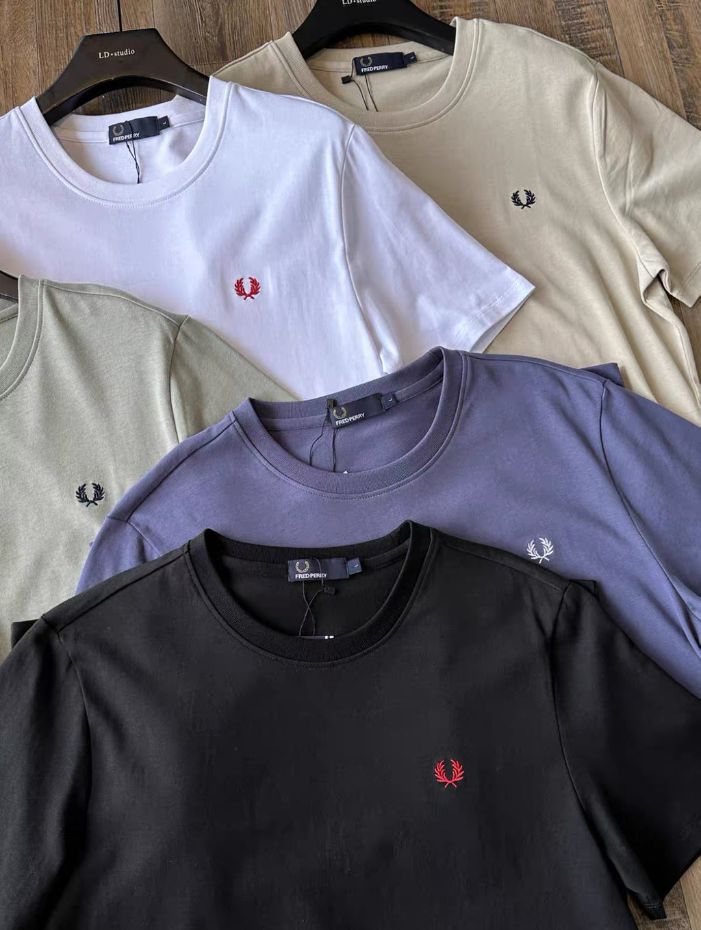 Fred P Embroidered Logo Tee