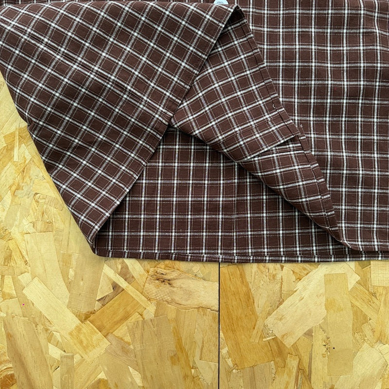 Mertra Plaid Shirt - Brown