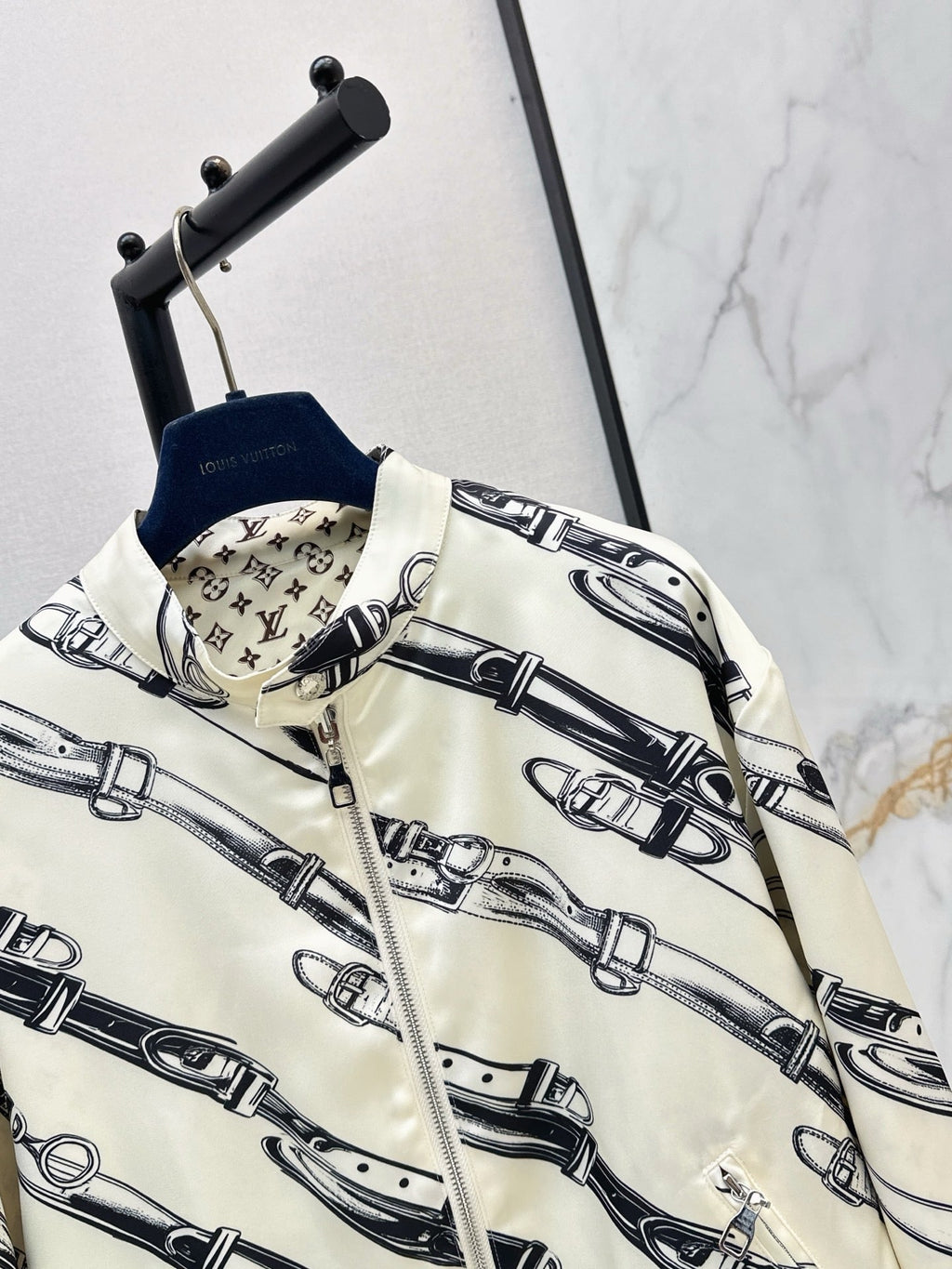 Reversible Buckle Up Bomber Jacket