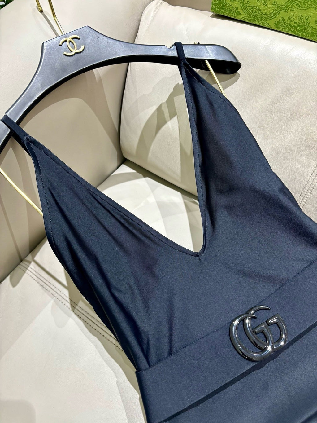 Logo One Piece Swimsuit