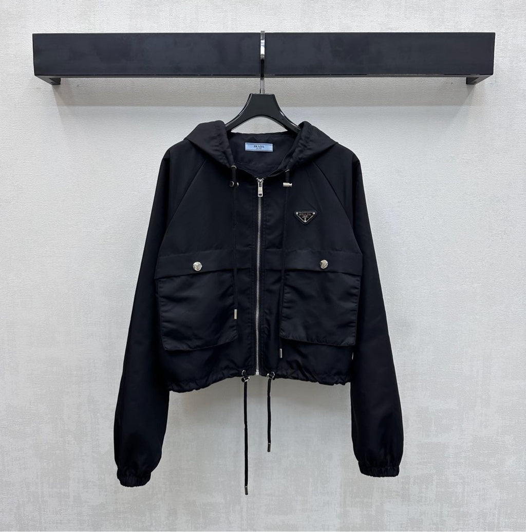 26S Re-Nylon Cropped Jacket