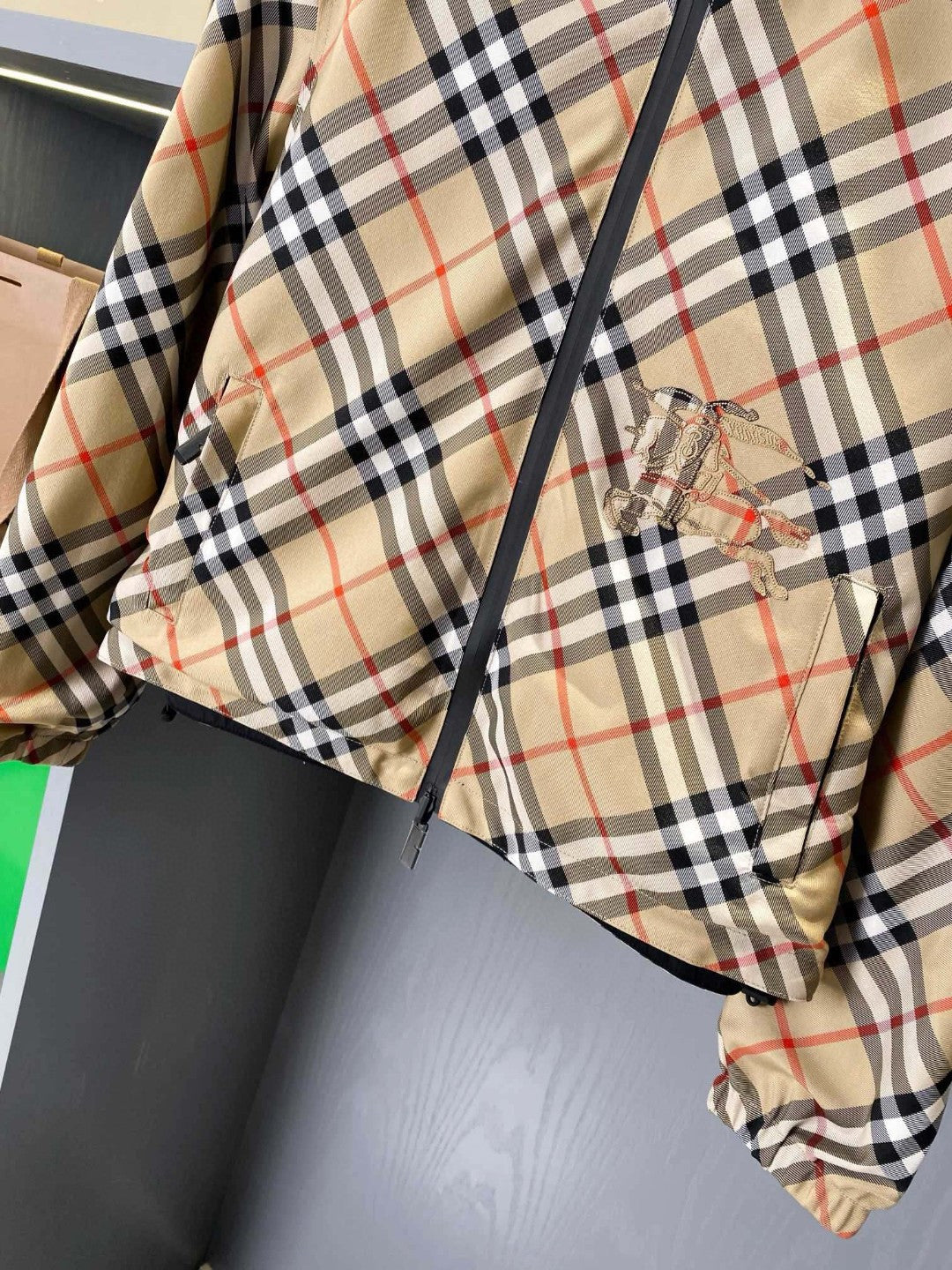 Reversible Check Jacket