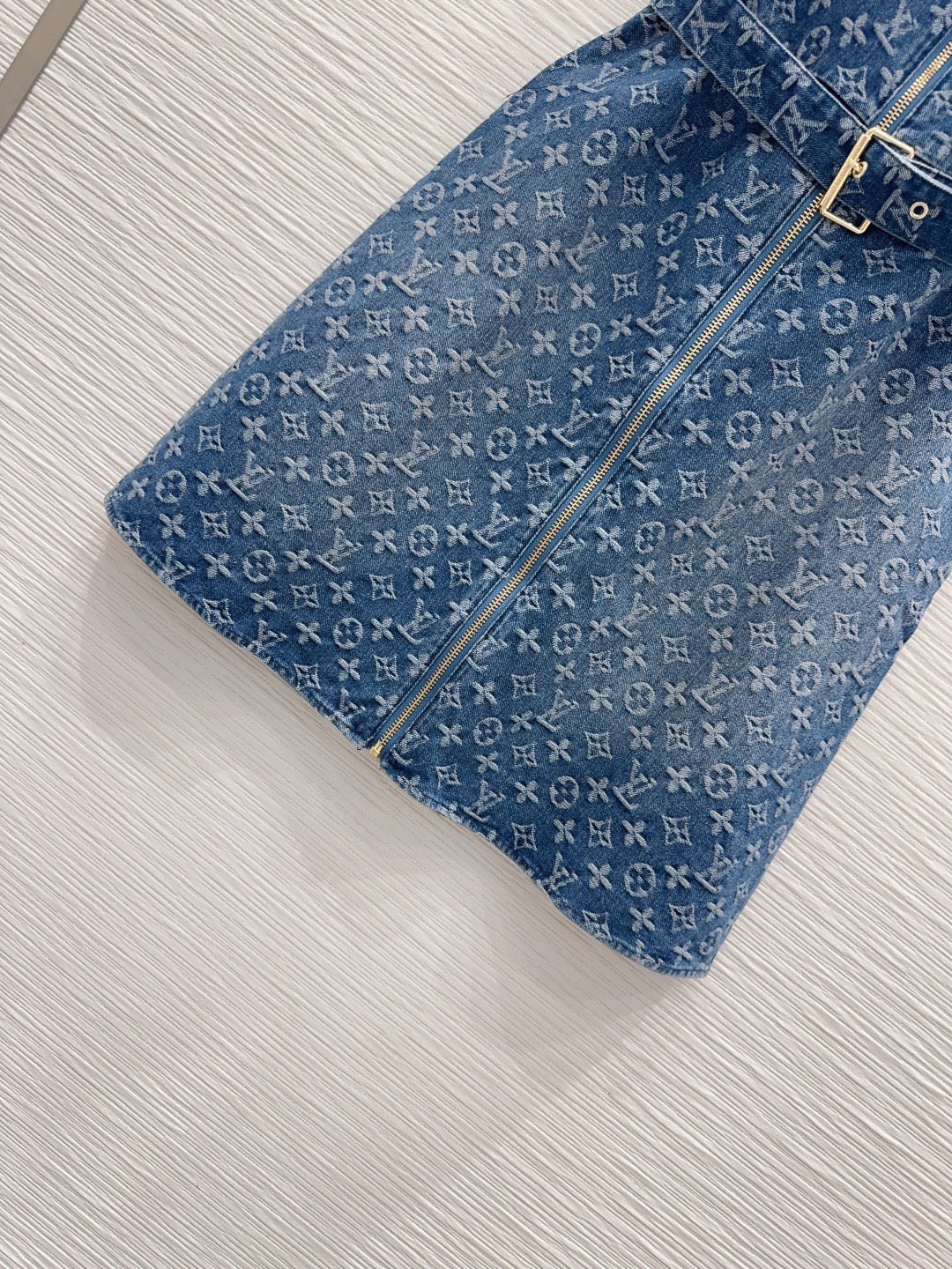 Monogram Denim Dress