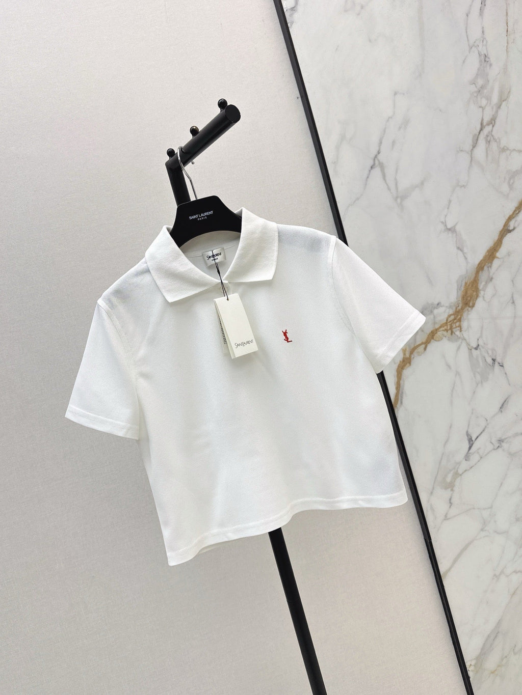 Cropped Polo Shirt