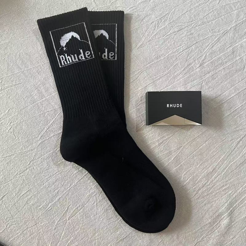Rhude Mountain Graphic Crew Socks