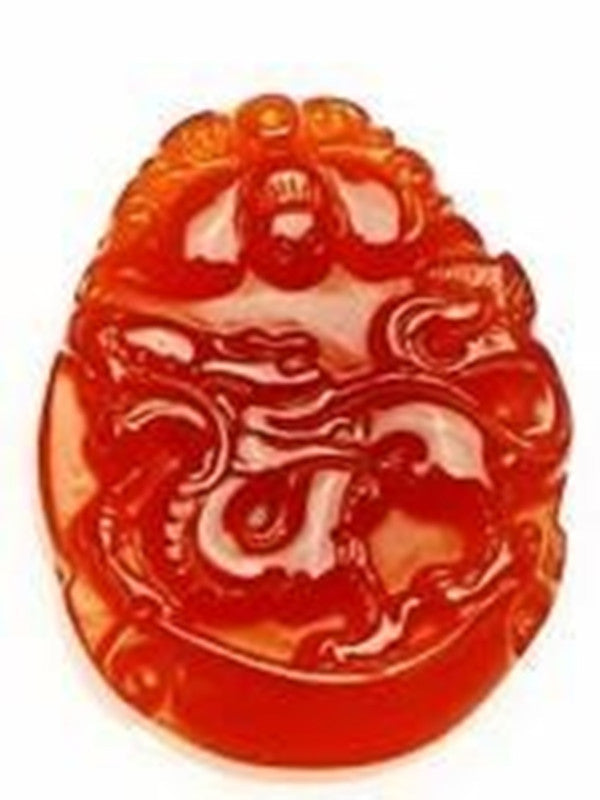 Natural Red Agate 12 Chinese Zodiac Pendant