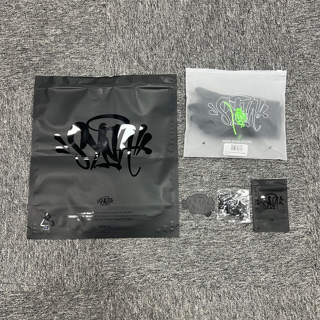 Gloves Black Green