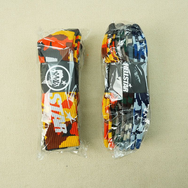 Hellstar Logo Socks (4 Pack) Camo