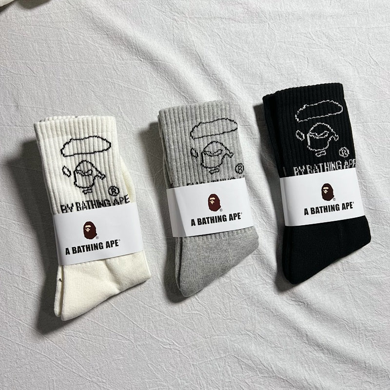 A Bathing Ape Socks - Multicolor