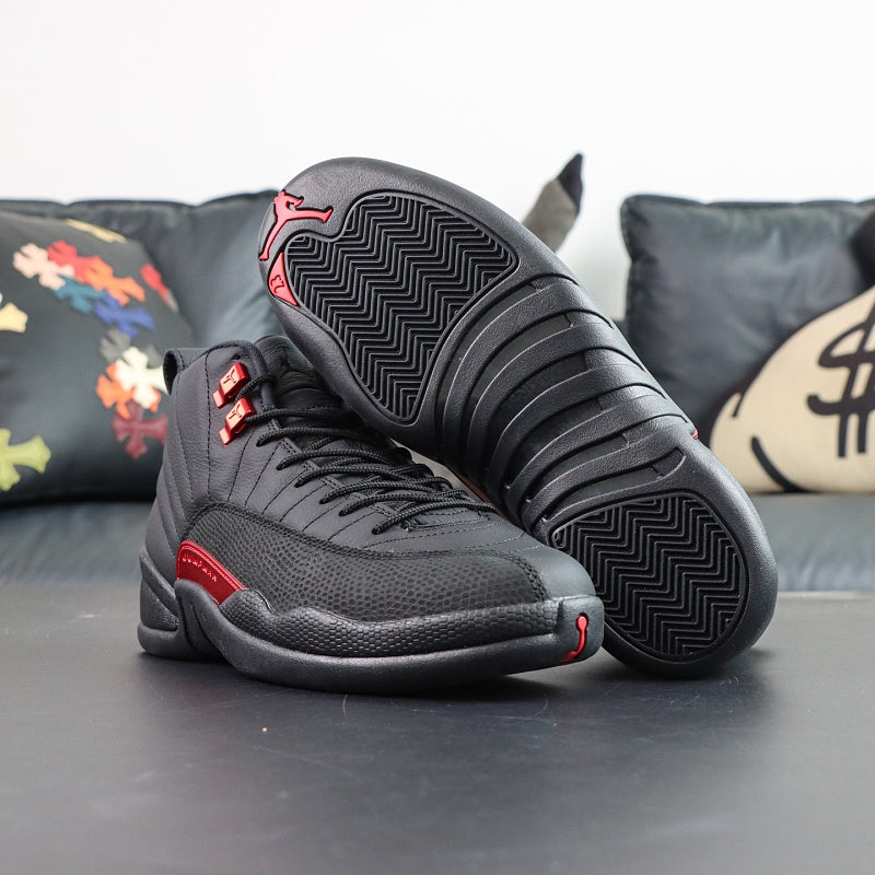 Air Jordan 12 Retro - Reverse Flu Game Black/Varsity Red