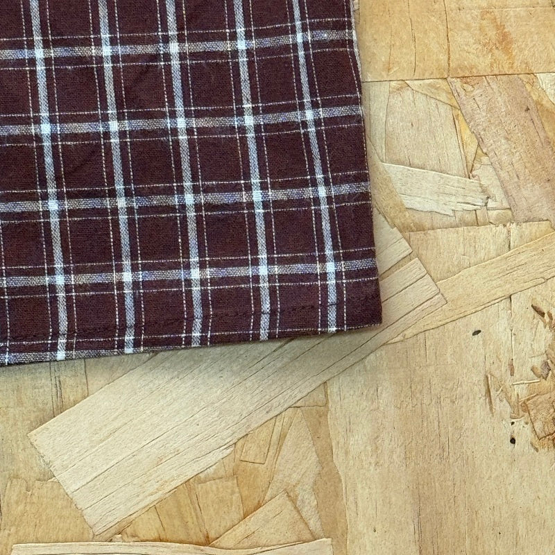 Mertra Plaid Shirt - Brown