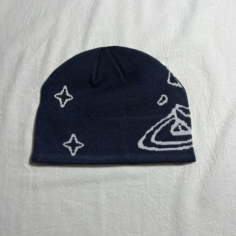 Broken Planet Beanies - Navy/Brown