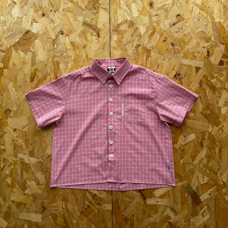 Mertra Plaid Shirt - Pink