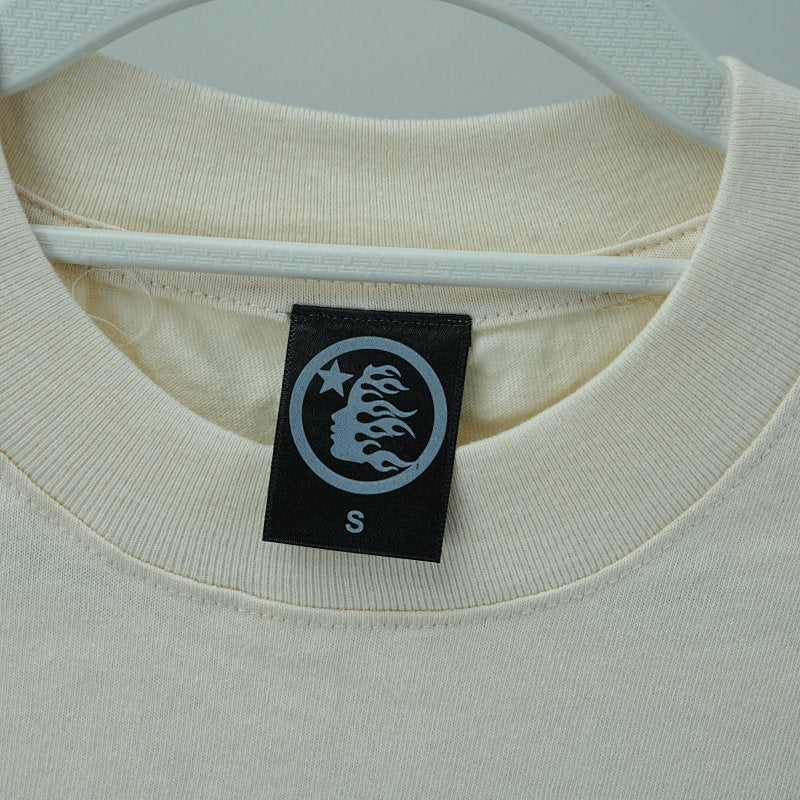 Hellstar Studios Cranium Short Sleeve Tee Shirt Cream
