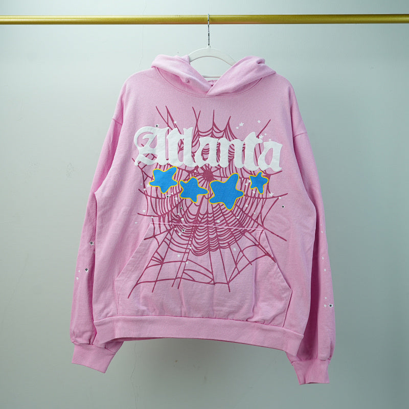Sp5der Atlanta Hoodie Pink
