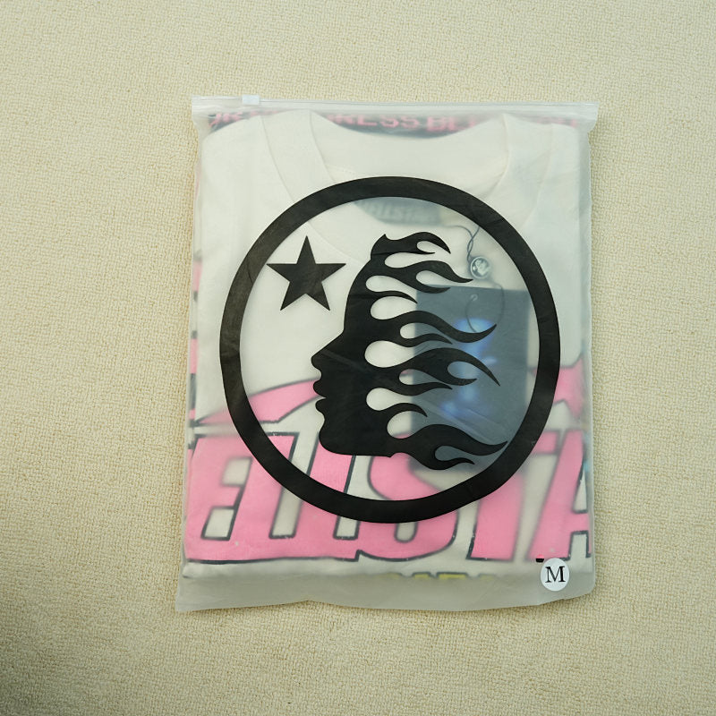 Hellstar Pixel L/S Tee White