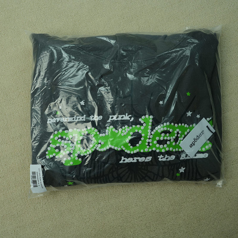 Sp5der Punk V2 Hoodie Slate Grey