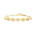 Rolling Fortune Coin Bracelet ¨C18k Gold Plated 925 Sterling Silver