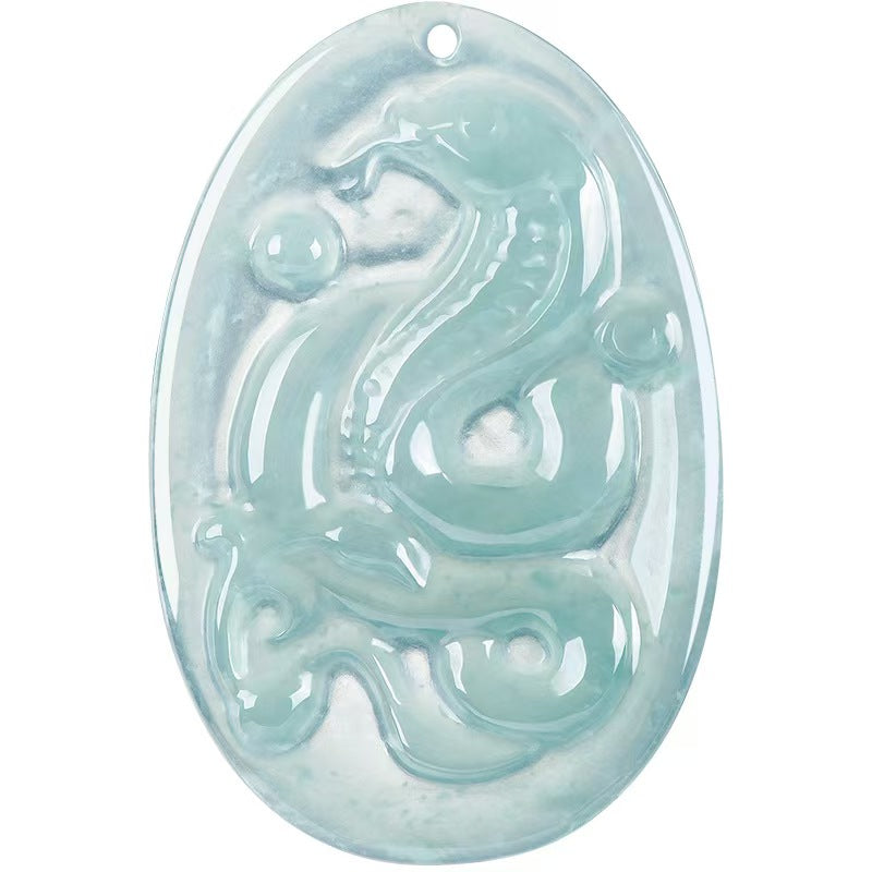 Ice Jade Snake Pendant ¨C Protection. Renewal & Transformation