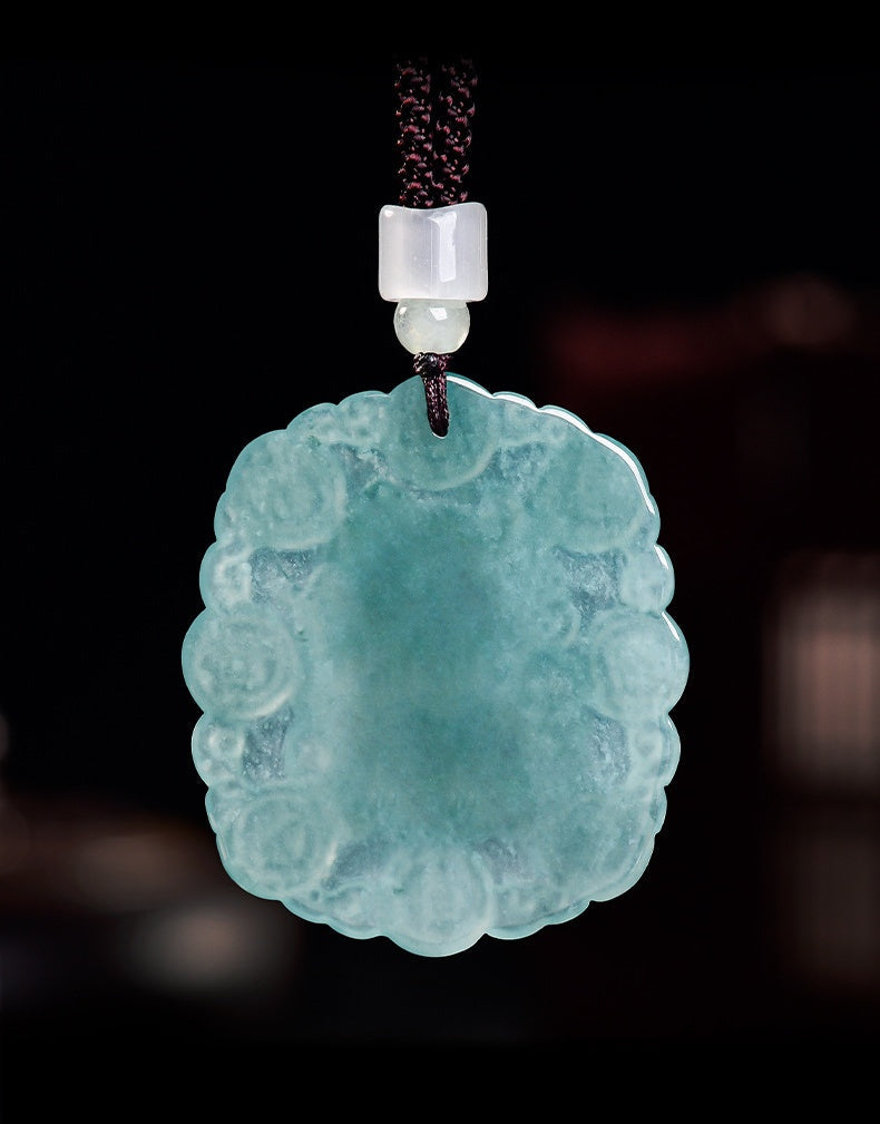Money Ingot Pixiu Jade Pendant-Wealth. Prosperity & Protection