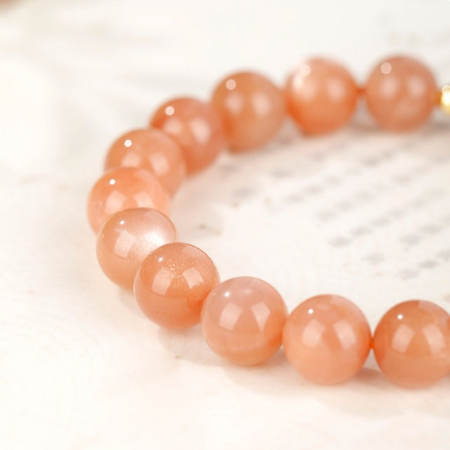 Sunstone Year of the Horse Good Fortune Bracelet ¨C 18K Gold Vermeil & Natural Vitality