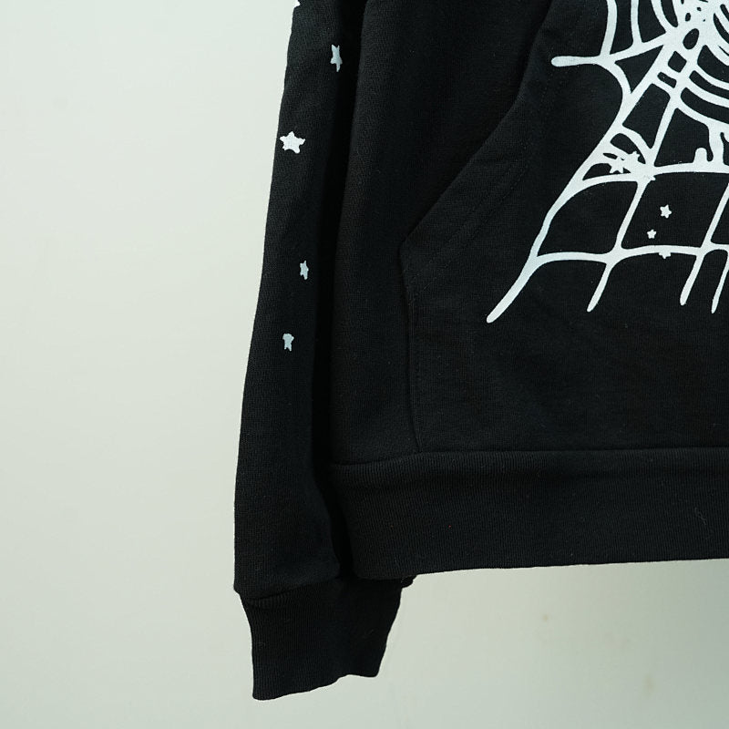 Sp5der OG Web Hoodie Black