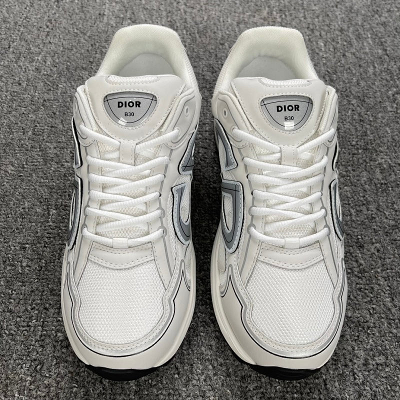 Dior B30 Sneaker — Light Grey Silver