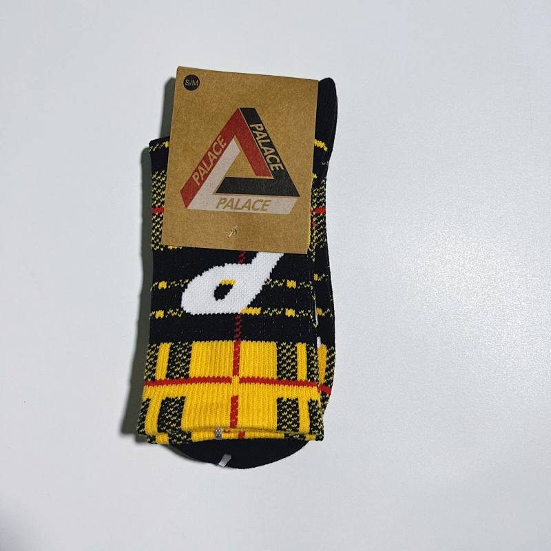 Palace Plaid Crew Socks Two Pack