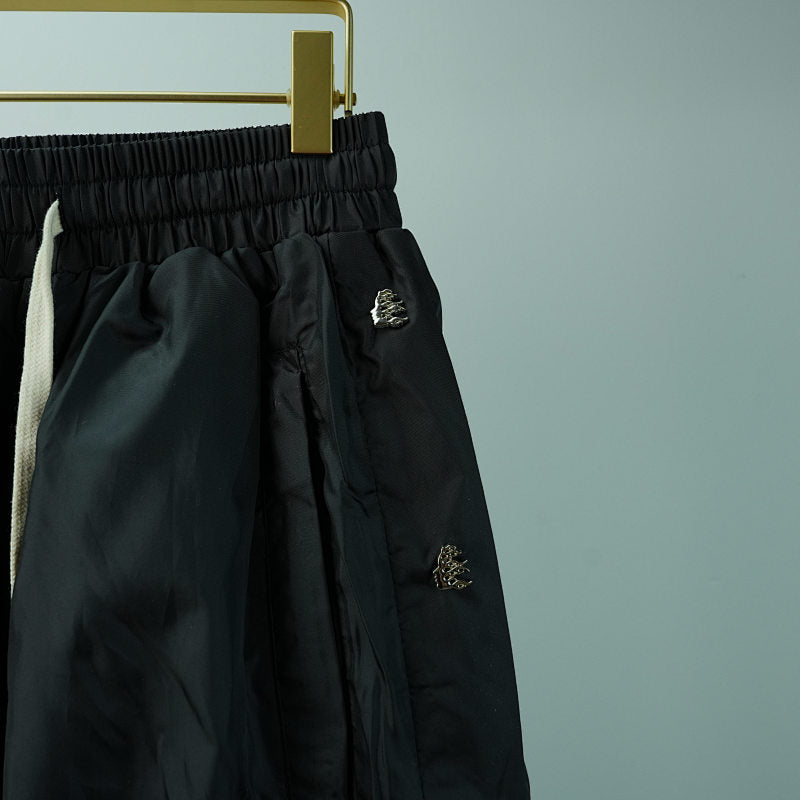 Hellstar Waxed Nyon Pants Black