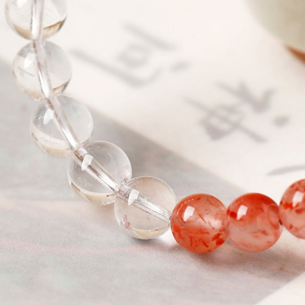 Lucky Gold Horse Ice-Floating Crystal Bracelet-A Bright New Journey