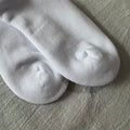 Plain White Ankle Socks Pair